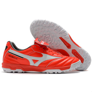 Mizuno Morelia II AS/TF รองเท้าฟุตบอลหนัง ระบายอากาศ น้ําหนักเบา สําหรับผู้ชาย ไซซ์ 39-45