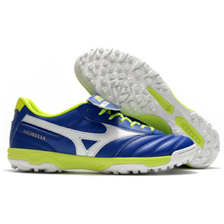 Mizuno Morelia II AS/TF รองเท้าฟุตบอลหนัง ระบายอากาศ น้ําหนักเบา สําหรับผู้ชาย ไซซ์ 39-45