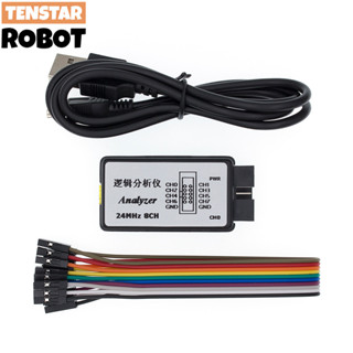 เครื่องวิเคราะห์ตรรกะ USB SCM 24MHz 8 ช่อง 24M/วินาที สําหรั…