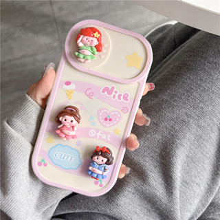 เคสนิ่ม ลายการ์ตูนเจ้าหญิงอ้วน 3D สําหรับ iPhone 11 12 13 14 PRO MAX iPhone14 iPhone14Pro