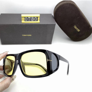 Tom FORD แว่นตากันแดด อัลตราไวโอเลต ทรงสี่เหลี่ยม หรูหรา พร้อมกล่อง A45 2024
