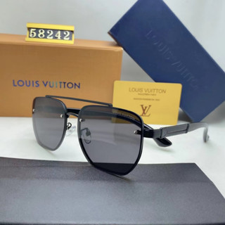 2024 LV หน้ากากไขมัน แบรนด์หรู ไซโคลน แฟลช แว่นตา หรูหรา ตาแมว สี่เหลี่ยม แว่นตากันแดด ลําลอง กีฬากลางแจ้ง ขับรถ ดวงอาทิตย์ อัลตราไวโอเลต แว่นตา พร้อมกล่อง A58