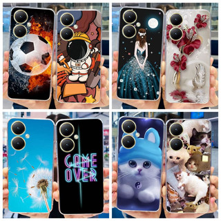 เคสโทรศัพท์มือถือ ซิลิโคนนิ่ม TPU ลายการ์ตูนนักบินอวกาศน่ารัก สําหรับ Vivo Y27 4G 2023 Y27 V2249