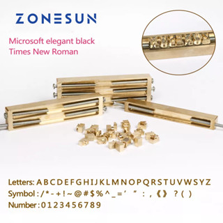 Zonesun ชุดแม่พิมพ์ฟอยล์ ลายนูน CNC รูปตัวอักษร ตัวเลข และตัวเลข สําหรับกระดาษเชิญหนัง