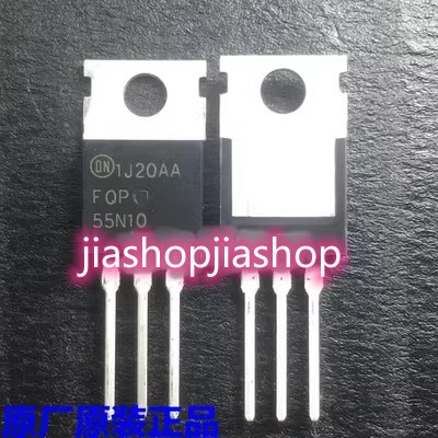 5pcs Original FQP55N10 TO-220 55N10 TO220 55A/100V N-channel MOSFET ทรานซิสเตอร์ใหม่เดิมลดราคา