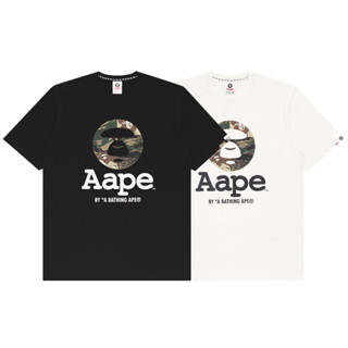 Aape เสื้อยืด คอกลม แขนสั้น ผ้าฝ้าย พิมพ์ลาย แฟชั่นสําหรับผู้ชาย และผู้หญิง