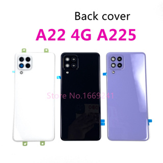 ใหม่ เคสแบตเตอรี่ด้านหลัง พร้อมฝาปิดเลนส์กล้อง แบบเปลี่ยน สําหรับ Samsung Galaxy A22 4G A225 A225F A225M