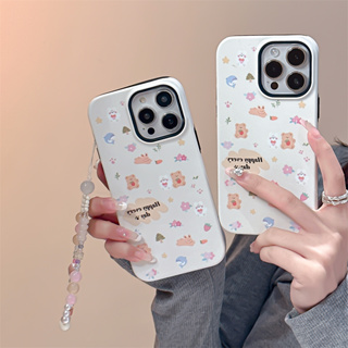 2 in 1 เคสโทรศัพท์มือถือ TPU แบบนิ่ม ฟิล์มจับจีบ สําหรับ iphone Case 14 Pro Max 13 Pro Max 12 Pro Max