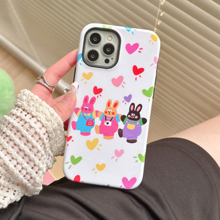 2 in 1 เคสโทรศัพท์มือถือ TPU แบบนิ่ม ฟิล์มจับจีบ สําหรับ iphone Case 14 Pro Max 13 Pro Max 12 Pro Max