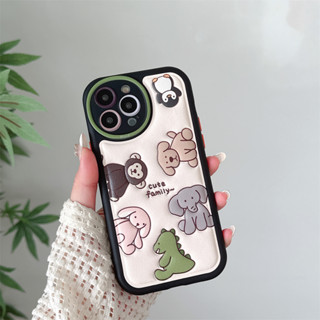 เคสโทรศัพท์มือถือ ลายสัตว์น้อยน่ารัก สามมิติ สําหรับ iPhone 15ProMax 14ProMax 13 iPhone11 12 ProMax