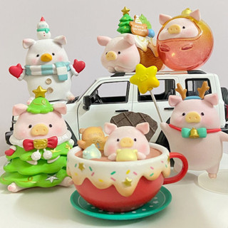 【ของแท้】 52toys lulu pig Christmas Town Series blind box ตุ๊กตาหมูกระป๋อง เมืองคริสต์มาส กล่องสุ่ม ของเล่นแฟชั่น เด็กผู้หญิงน่ารัก คริสต์มาส วันเกิด สําหรับของขวัญ