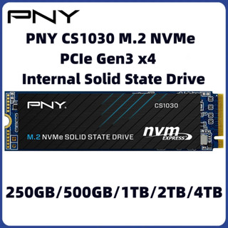 Pny CS1030 โซลิดสเตทไดรฟ์ภายใน 250GB M.2 NVMe PCIe Gen3 x4 (500GB 1TB 2TB 4TB SSD)