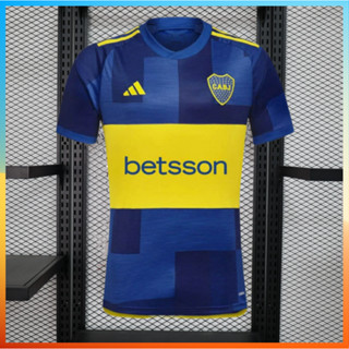 เสื้อกีฬาแขนสั้น ลายทีมชาติฟุตบอล Boca 23 24 ชุดเหย้า