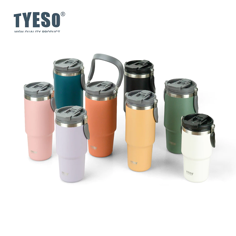 TYESO TS-8826 TS-8827 TS-8828 600 มล. 750 มล. 900 มล. แก้วน้ําสูญญากาศ เก็บความเย็น และร้อน อเนกประสงค์ พร้อมหลอดดูด thumbnail 3