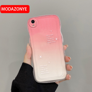 เคสโทรศัพท์ซิลิโคน TPU แบบนิ่ม ไล่โทนสี กันกระแทก สําหรับ VIVO Y91c Y1s