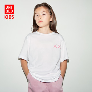 Uniqlo เสื้อยืดแขนสั้น พิมพ์ลาย สําหรับเด็กผู้ชาย และเด็กผู้หญิง (UT) 467760