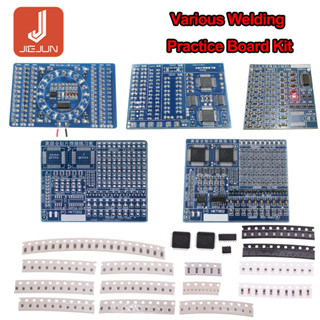 Smd NE555 CD4017 ชุดบอร์ดวงจรอิเล็กทรอนิกส์ มีไฟกระพริบ LED SMT LQFP44 DIY