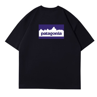 เสื้อยืดแขนสั้น พิมพ์ลาย Patagonia แฟชั่นคลาสสิก สไตล์วินเทจ สําหรับผู้ชาย และผู้หญิง