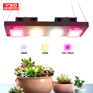 200W ไฟปลูกต้นไม้ SamsungLM283b DOB chip 220V led grow light full spectrum ด้วยพัดลม โคมไฟปลูกต้นไม้