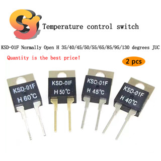 [พร้อมส่ง] Ksd-01f สวิตช์ควบคุมอุณหภูมิ H 35 40 45 50 55 65 85 95 130 องศา