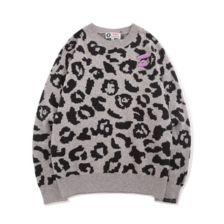 Aape เสื้อกันหนาว คอกลม พิมพ์ลาย มีสไตล์ unisex
