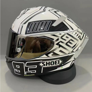 Shoei X14 หมวกกันน็อค แบบเต็มหน้า สีขาว สําหรับขี่รถจักรยานยนต์