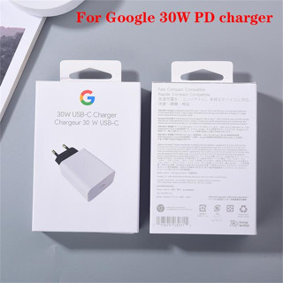 อะแดปเตอร์ชาร์จเร็ว UsbC เป็น Type C สําหรับ Google 30W EU US