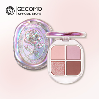 Gecomo พาเลทอายแชโดว์ ชิมเมอร์ เนื้อแมตต์ ติดทนนาน เม็ดสีสูง เปื้อนง่าย