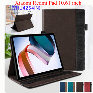 เคสแท็บเล็ต หนัง PU ฝาพับ พร้อมช่องใส่บัตร คุณภาพสูง สําหรับ Xiaomi Redmi Pad 10.61 นิ้ว Redmi Pad 10.61 นิ้ว Vhu4254 นิ้ว