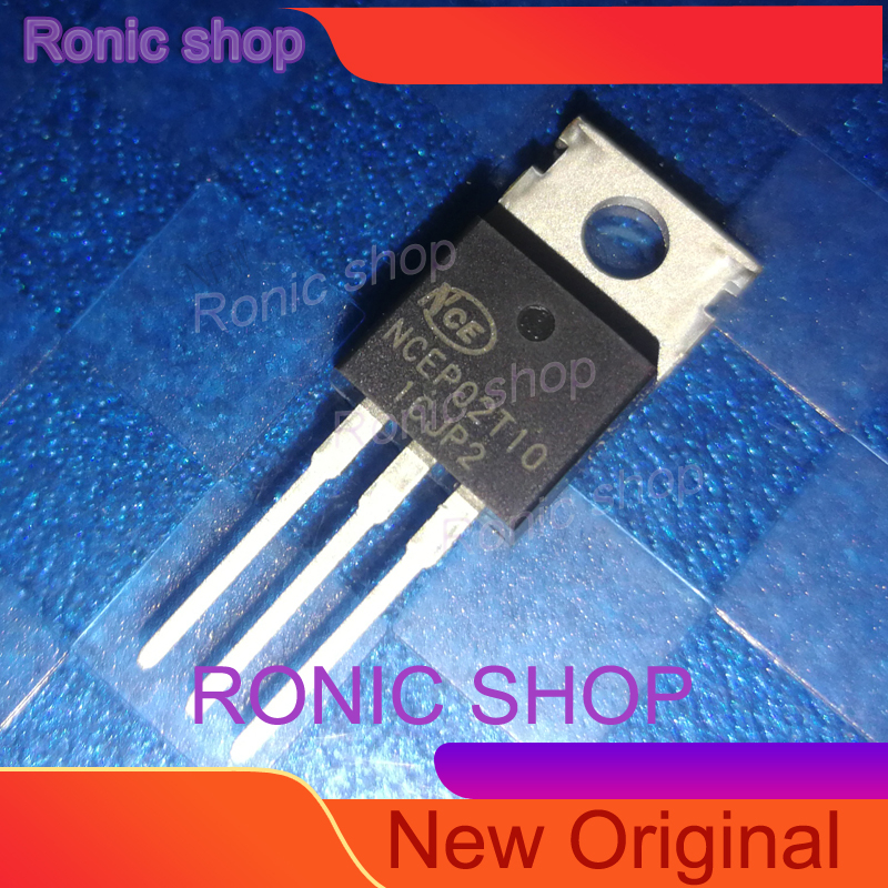 NCEP02T10 N-CHANEL ทรานซิสเตอร์ MOSFET TO-220 TO220 2 ชิ้น tta