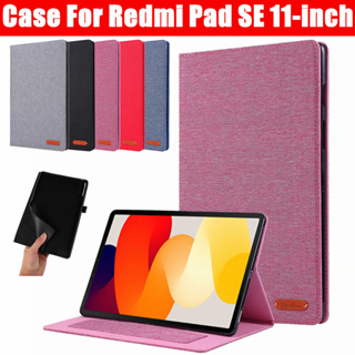 เคสแท็บเล็ตนิ่ม แบบฝาพับ สไตล์คาวบอย พร้อมขาตั้ง สําหรับ Xiaomi Redmi Pad SE 11 นิ้ว 2023