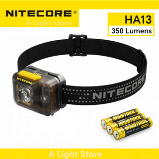 Nitecore HA13 ไฟหน้า AAA ใช้แบตเตอรี่ สําหรับตั้งแคมป์ ตกปลา ล่าสัตว์