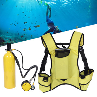 Xiulo Diving Tank  2L Aluminum Alloy Scuba Rebreather for Underwater Exploration