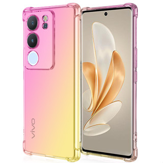 เคสโทรศัพท์มือถือ แบบใส ไล่โทนสี สําหรับ Vivo V29 - V25 5G - V25e - V25 Pro 5G - V23 5G -V23e -V19