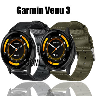 สายนาฬิกาข้อมือ สายไนล่อน สําหรับ Garmin Venu 3