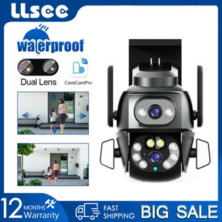 LLSEE 8MP 4K PTZ กลางแจ้งกล้องวงจรปิดไร้สาย wifi สี Night Vision, การติดตามอัตโนมัติ, การสื่อสารสองทาง, กันน้ำ, การรักษาความปลอดภัยภายในบ้านกล้องวงจรปิด