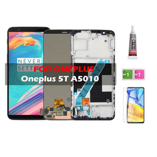 Oled พร้อมกรอบ สําหรับ Oneplus 5T 1+ 5T A5010 จอแสดงผล LCD พร้อมหน้าจอสัมผัส Digitizer