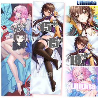 Dakimakura ปลอกหมอน ลายการ์ตูนอนิเมะ Honkai:Star Rail March 7th and Himeko Honkai Star Rail Game สําหรับตกแต่งบ้าน