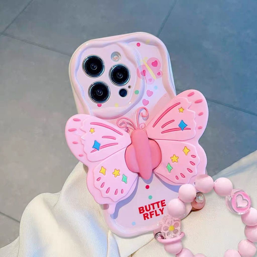 เคสโทรศัพท์มือถือ กันกระแทก ลายการ์ตูนผีเสื้อ สําหรับ Vivo V27 5G V27E V23 5G V23E 5G V21 5G V20PRO Y36 5G Y27 5G Y16 Y15S Y20 Y20i Y20s Y12a Y12s Y20SG Y11 Y12 Y15 Y17 Y19