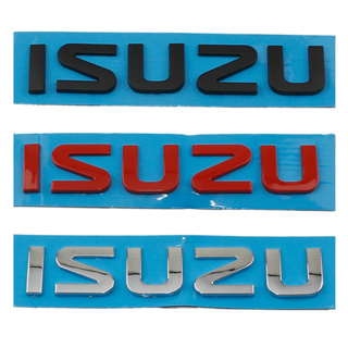 【ISUZU】สติกเกอร์ตราสัญลักษณ์ Abs โครเมี่ยม ดํา แดง โลโก้ ISUZU ด้านข้าง ด้านหลัง แบบเปลี่ยน สําหรับ ISUZU 1 ชิ้น