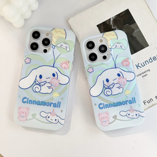 ใหม่ เคสโทรศัพท์มือถือ pc แข็ง กรอบนิ่ม ลายการ์ตูนลูกสุนัขสีขาวน่ารัก สําหรับ iPhone 14Pro max case 13Pro max 12Pro max 14Pro 13Pro 12Pro 11 12 13 14 case