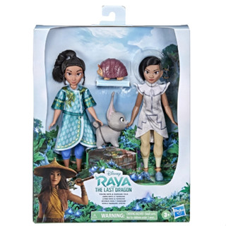 Disneys Raya and The Last Dragon Young Raya and Namaari Fashion Dolls 2-Pack ตุ๊กตาดิสนีย์ Raya and The Last Dragon Young Raya and Namaari แฟชั่น 2 แพ็ค