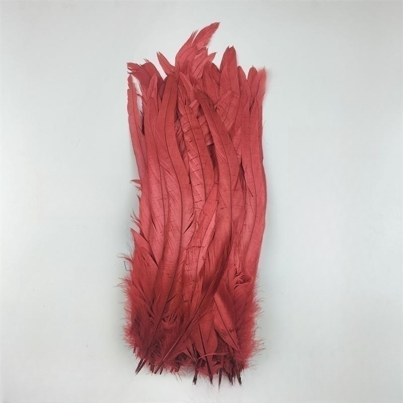 ขายส่ง ขนหางไก่ธรรมชาติ 23-28 ซม. 9.2-11.2 นิ้ว สําหรับตกแต่งโต๊ะงานแต่งงาน Diy 50 ชิ้น - รูปที่ 6