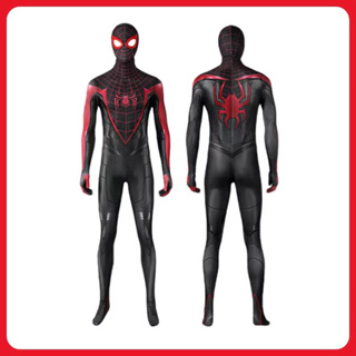 ชุดบอดี้สูทคอสเพลย์ Mantian Marvel Spider-Man PS5 2 Miles Morales