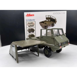 Schuco Schuco 1/18 Steyr-Puch Steyr โมเดลรถบรรทุก ยานพาหนะ โลหะผสมเยอรมัน