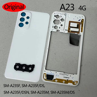 เคสแบตเตอรี่ A23 4G พร้อมเลนส์กล้อง อะไหล่ซ่อมแซม สําหรับ Samsung Galaxy A23 2022 A235F