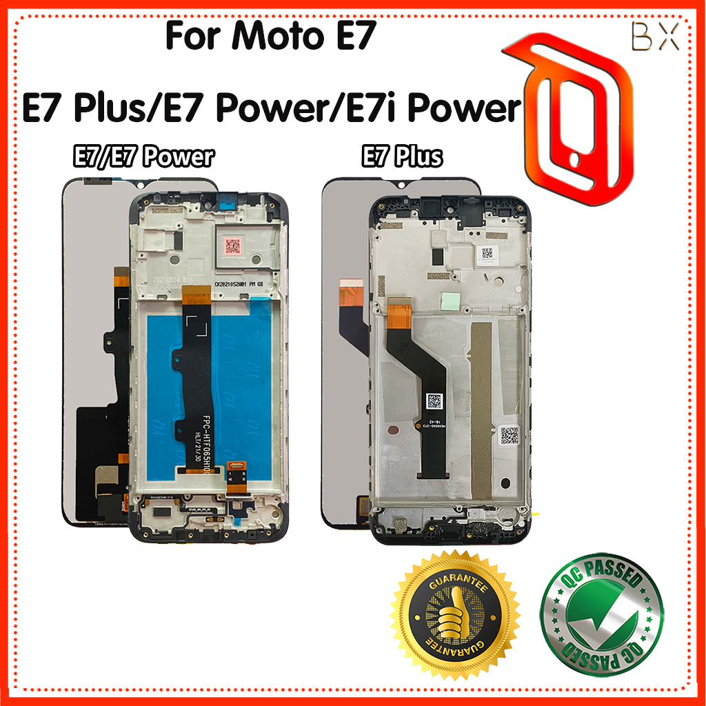 หน้าจอสัมผัส LCD พร้อมกรอบ สําหรับ Motorola MotoE7 E7 Power XT2097 Moto E7i E7 Power LCD
