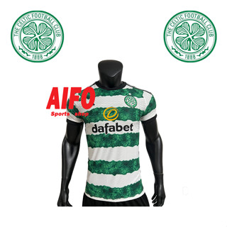 เสื้อกีฬาแขนสั้น ลายทีมชาติฟุตบอล Celtic F.C Player Version 2023 24 ชุดเหย้า คุณภาพสูง สําหรับผู้ชาย