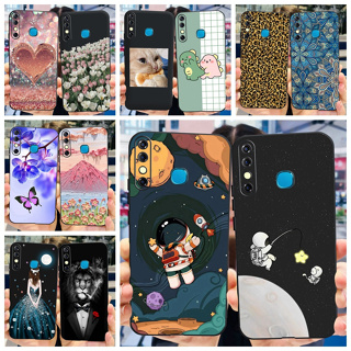 เคสโทรศัพท์มือถือ ซิลิโคนนิ่ม กันกระแทก ลายนักบินอวกาศน่ารัก สําหรับ Infinix Hot 8 Lite X650 Hot8 Hot 8 X650C