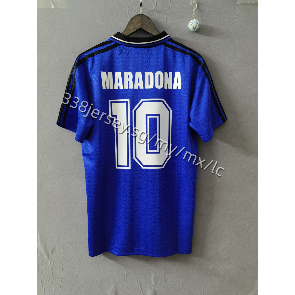 1994 เสื้อฟุตบอลย้อนยุค Argentina Custom S-2XL BATISTUTA/MARADONA